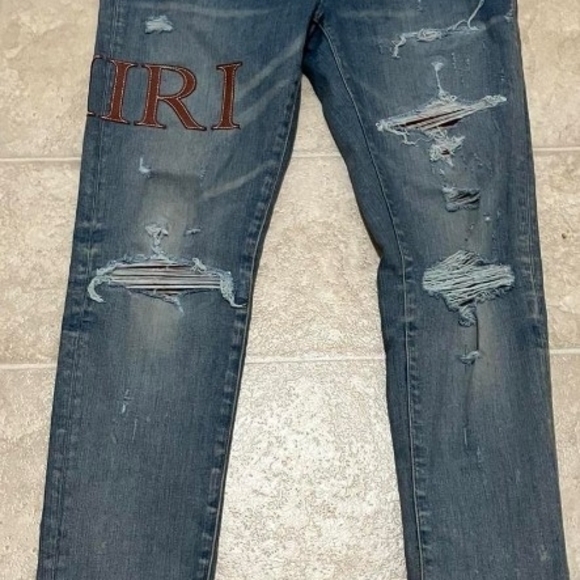 AMIRI BlueStraight Leg Jeans (real jeans)